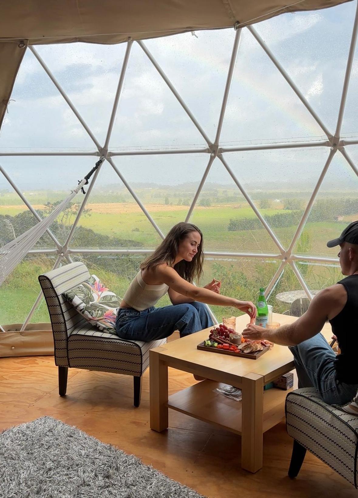 Hotel 1 Waipu Off-Grid Eco Seaview Geodesic Glamping Dome Exterior foto